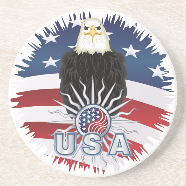 American Eagle Drink Coaster (Front)