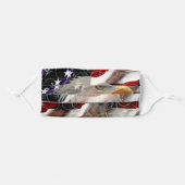American Eagle Flag Adult Cloth Face Mask (Front, Folded)