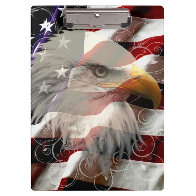 American Eagle Flag Clipboard (Front)