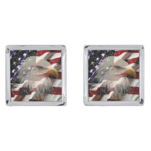 American Eagle Flag Cufflinks