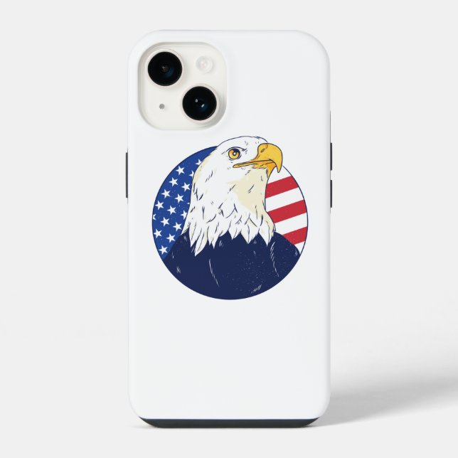 American Eagle Flag  Iphone Case (Back)