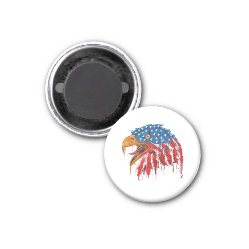 American Eagle Flag Magnet