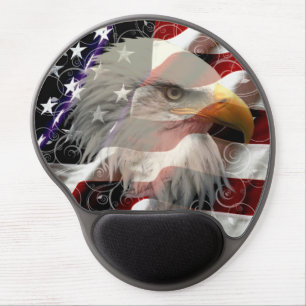 American Eagle Flag Mouse Pad