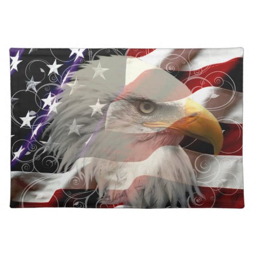American Eagle Flag Placemat
