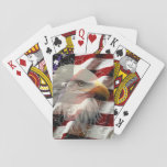 American Eagle Flag Playing Cards at Zazzle