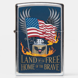 American Eagle Flags #2 Zippo Lighter