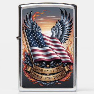 American Eagle Flags #3 Zippo Lighter