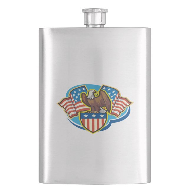 American Eagle Flask (Front)