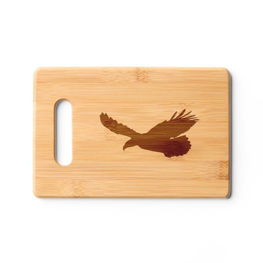 Discover American Eagle Flying Personalized Cutting Board