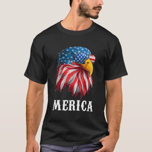 American Eagle For Eagle American Flag T_Shirt