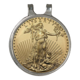 American Eagle Gold Coin Golf Hat Clip