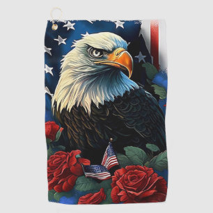 American Eagle Golf Towel