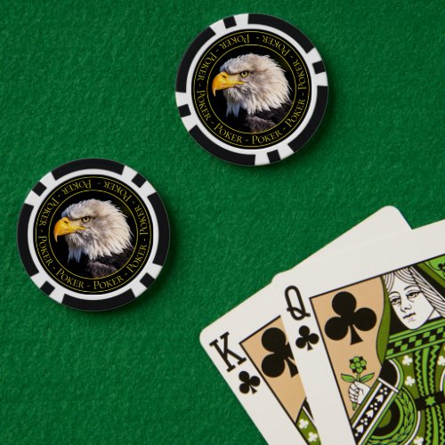 American Eagle Graphic Poker Chips