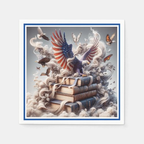 American Eagle History Napkins