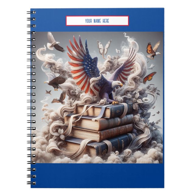 American Eagle History Notebook (Front)