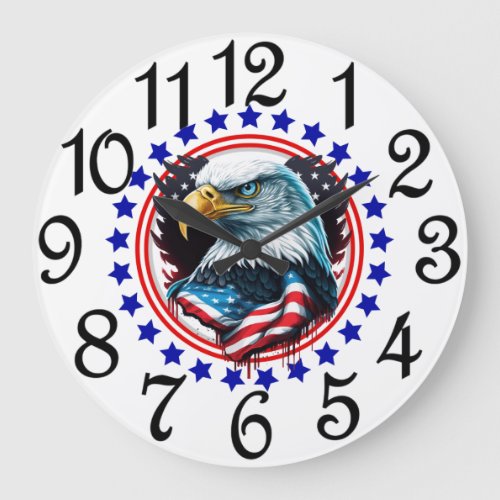 American Eagle Large Clock