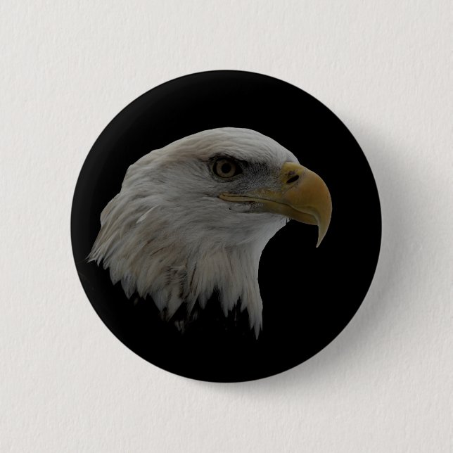 American Eagle Leadership Motivational Pinback Button (Front)