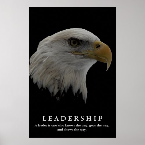 American Eagle Leadership Motivational Poster