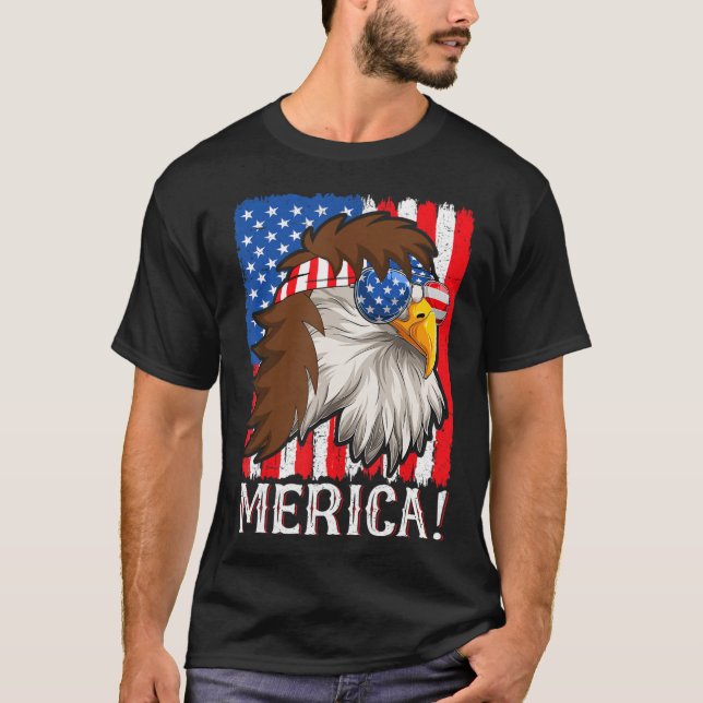 American Eagle Mens, Usa S 4Th Of July T-Shirt (Front)