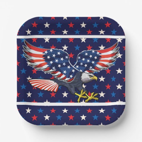 American Eagle  Paper Plates