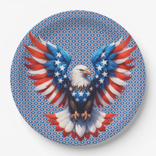 American Eagle   Paper Plates (Front)