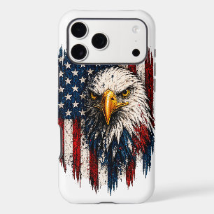 American Eagle Patriotic USA Flag Bald Eagle iPhon iPhone 17 Pro Max Case