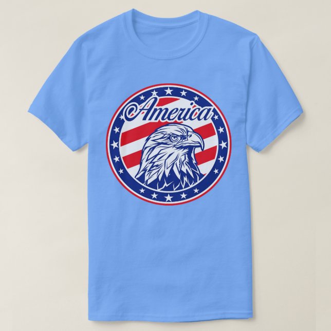 AMERICAN EAGLE PIN T-Shirt (Design Front)