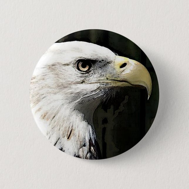 American Eagle Pinback Button (Front)