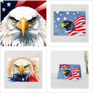 American Eagle Postcards
