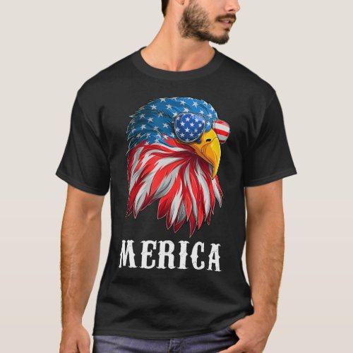 American Eagle S Eagle American Flag T_Shirt