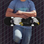 American Eagle Skateboard<br><div class="desc">Flying American Eagle Skateboards - MIGNED Painting</div>