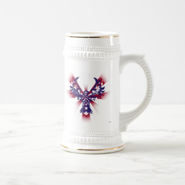 American Eagle Stars & Stripes Beer Stein (Right)