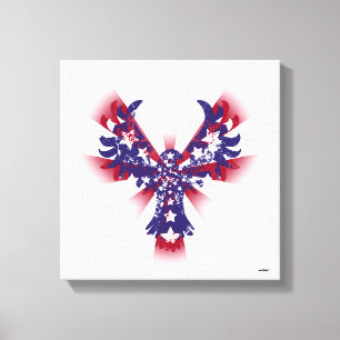 American Eagle Stars & Stripes Canvas Print