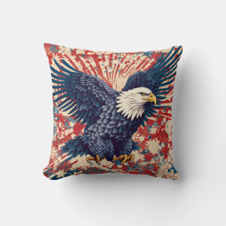American Eagle Throw Pillow