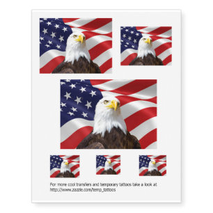 American eagle transfers and temporary tattoos