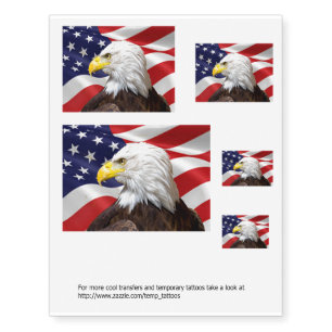 American eagle transfers and temporary tattoos