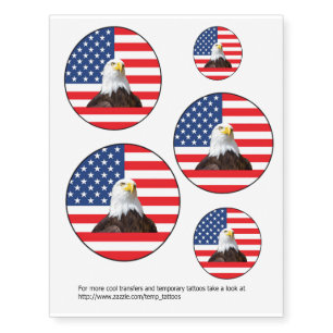 American eagle transfers and temporary tattoos