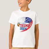 Eagles Trump Hair Eagle President Flag America Tees Short-Sleeve Unisex  T-Shirt |