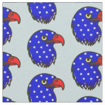 American Eagle USA Flag Red Blue White Stars Fabric