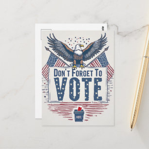 American Eagle Vote Reminder Postcard