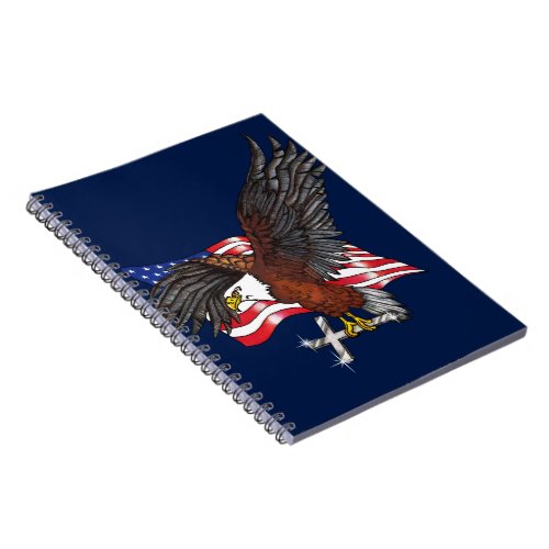 American Eagle with Cross Notebook