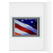 AMERICAN EAGLE WITH THE AMERICAN FLAG (Inside (Left))