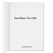 AMERICAN EAGLE WITH THE AMERICAN FLAG CARDS (Inside (Right))