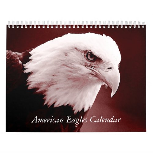 American Eagles _ Birds  Animals Art Calendar