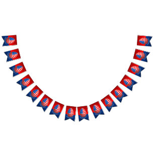 American Easter Bunting Flags