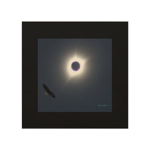 American Eclipse August 21 2017 Wood Wall Art