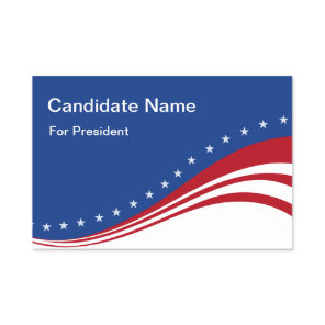 American Election Rally Attendee Name Tags