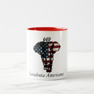 American Elephant Mug