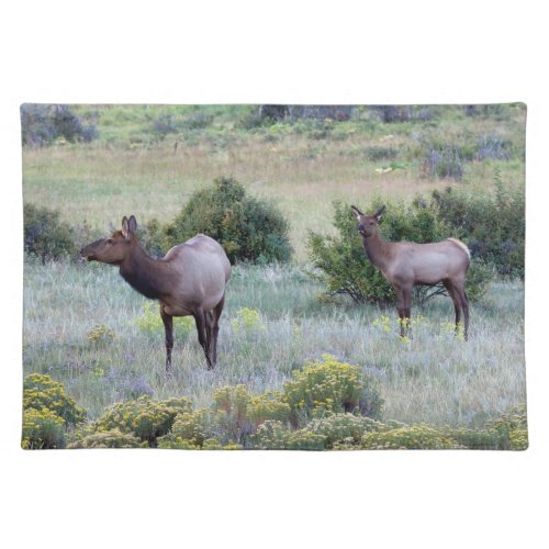 American Elk  Colorado Cloth Placemat