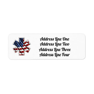 American EMS return address Label